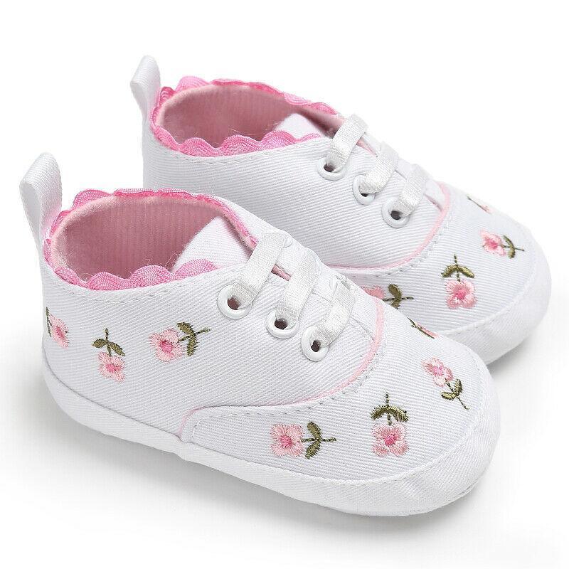 Fleur Pink or White Shoe