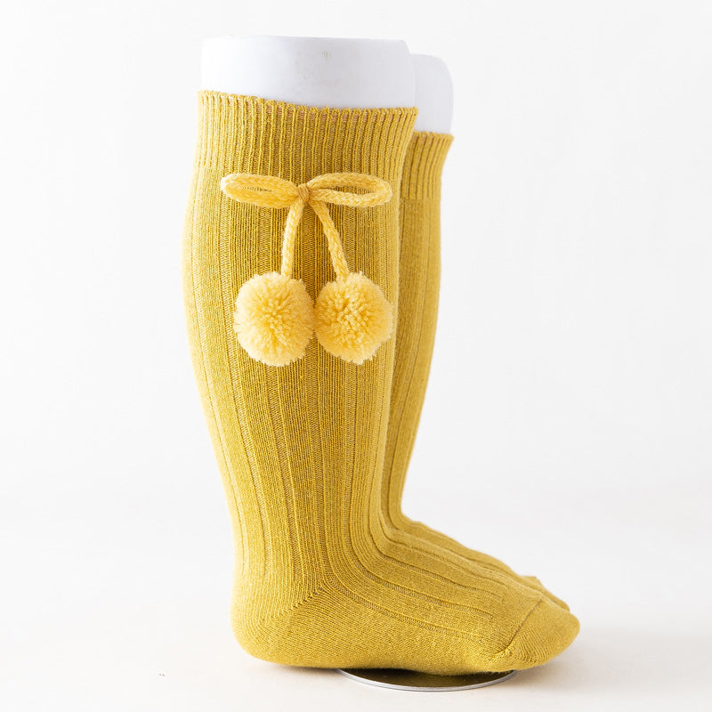 PomPom Bow Sock