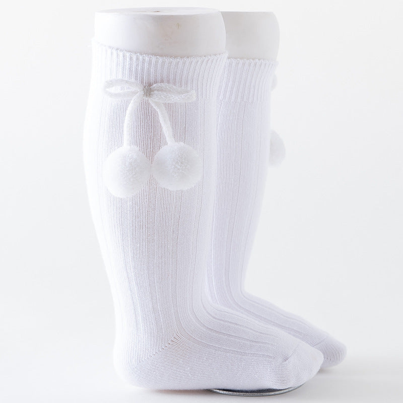 PomPom Bow Sock