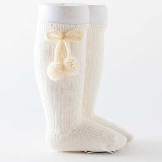 PomPom Bow Sock