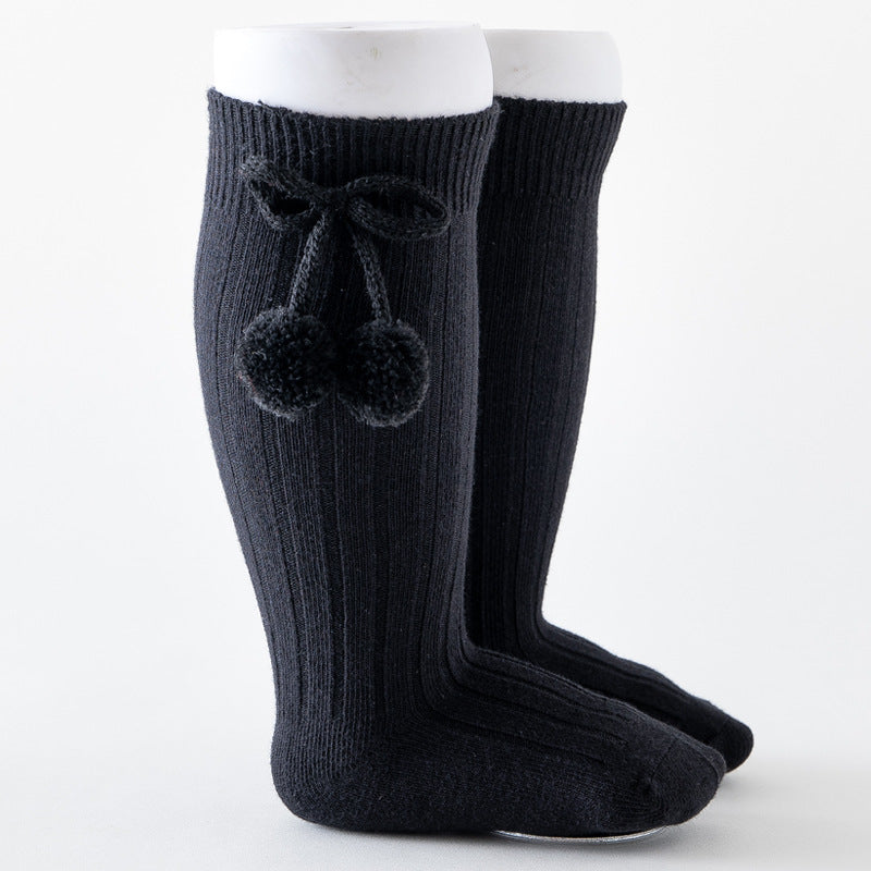 PomPom Bow Sock