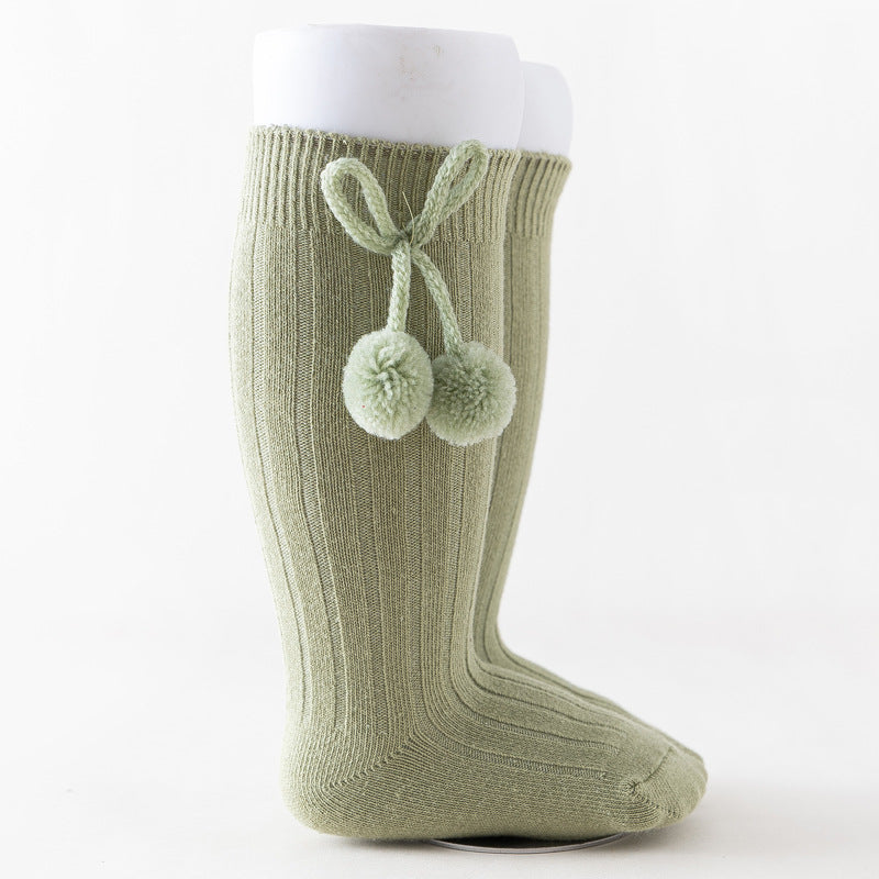 PomPom Bow Sock