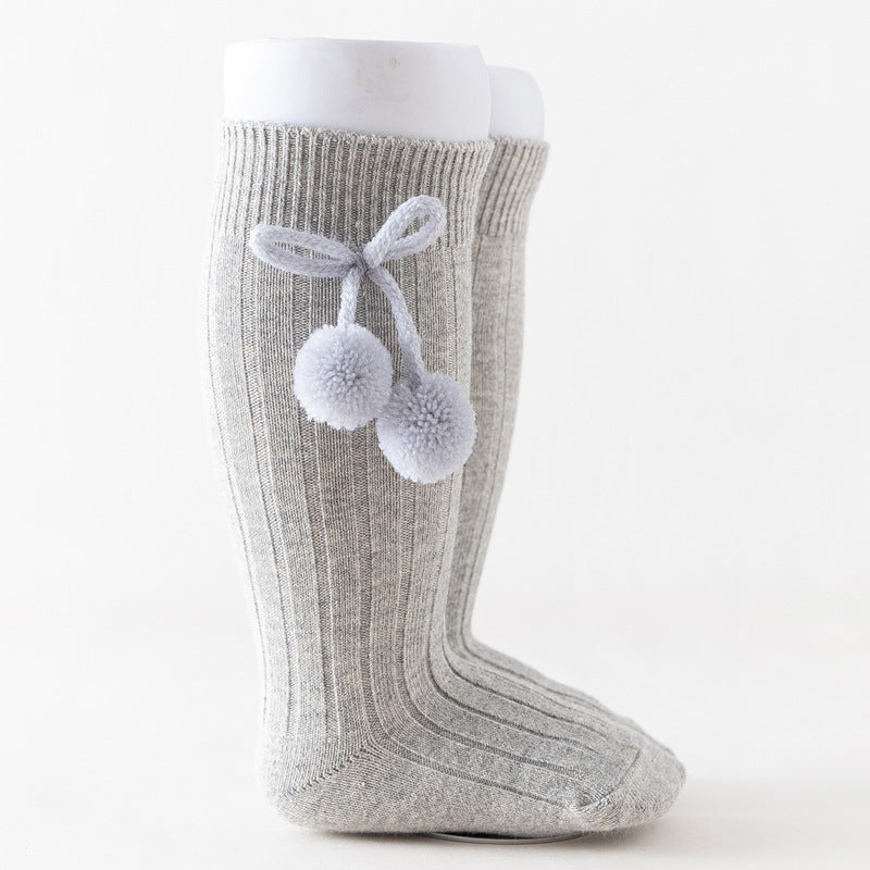 PomPom Bow Sock