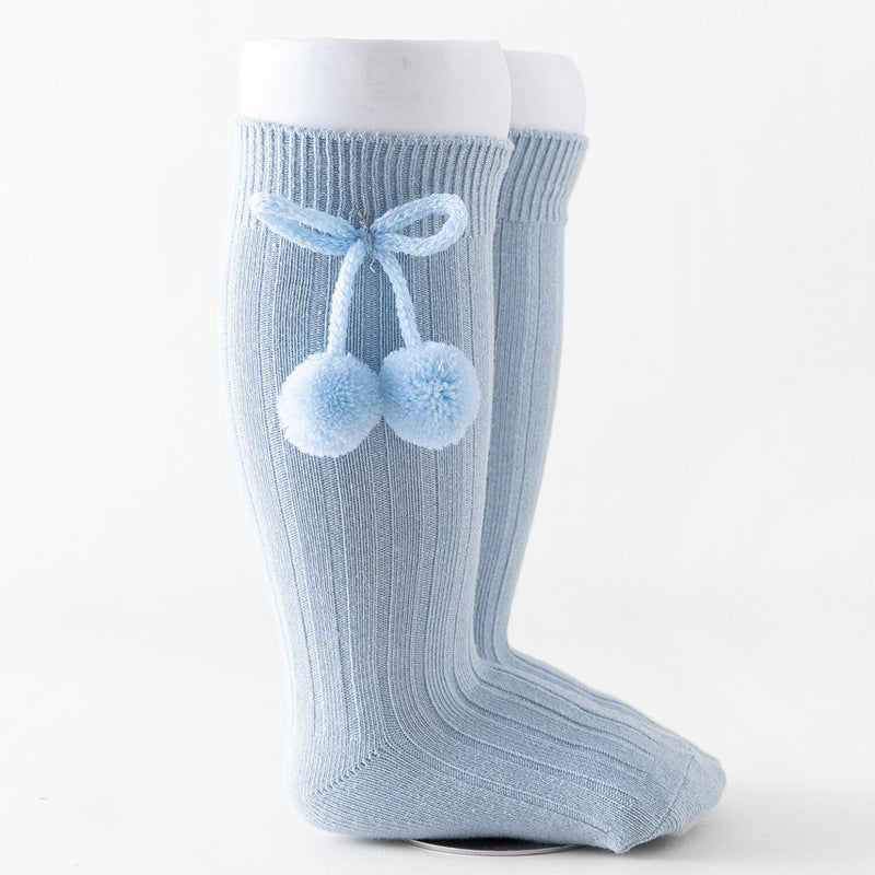 PomPom Bow Sock
