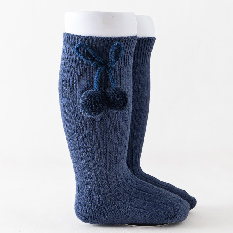 PomPom Bow Sock