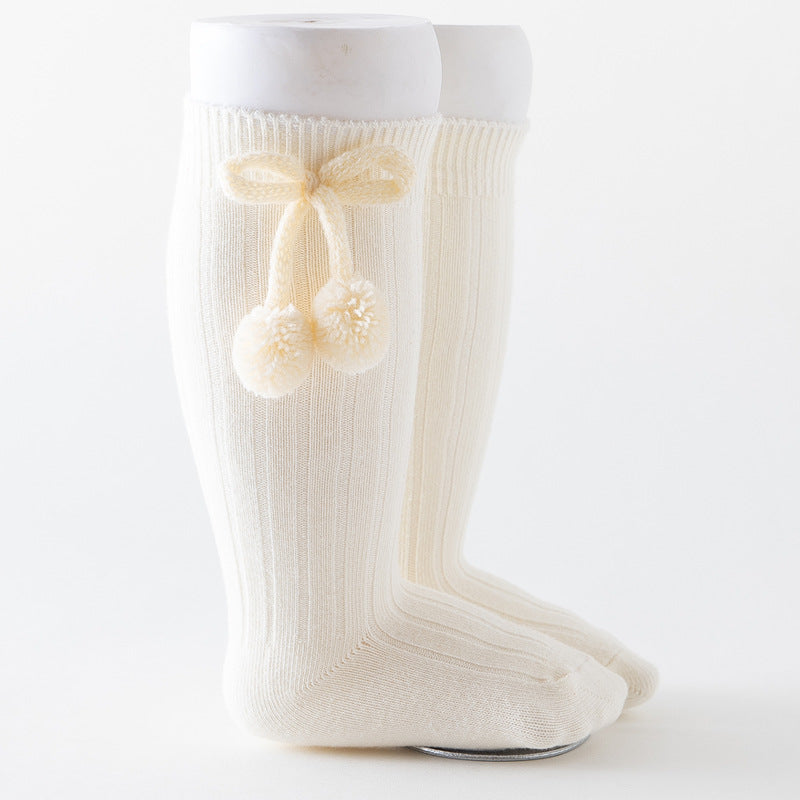 PomPom Bow Sock