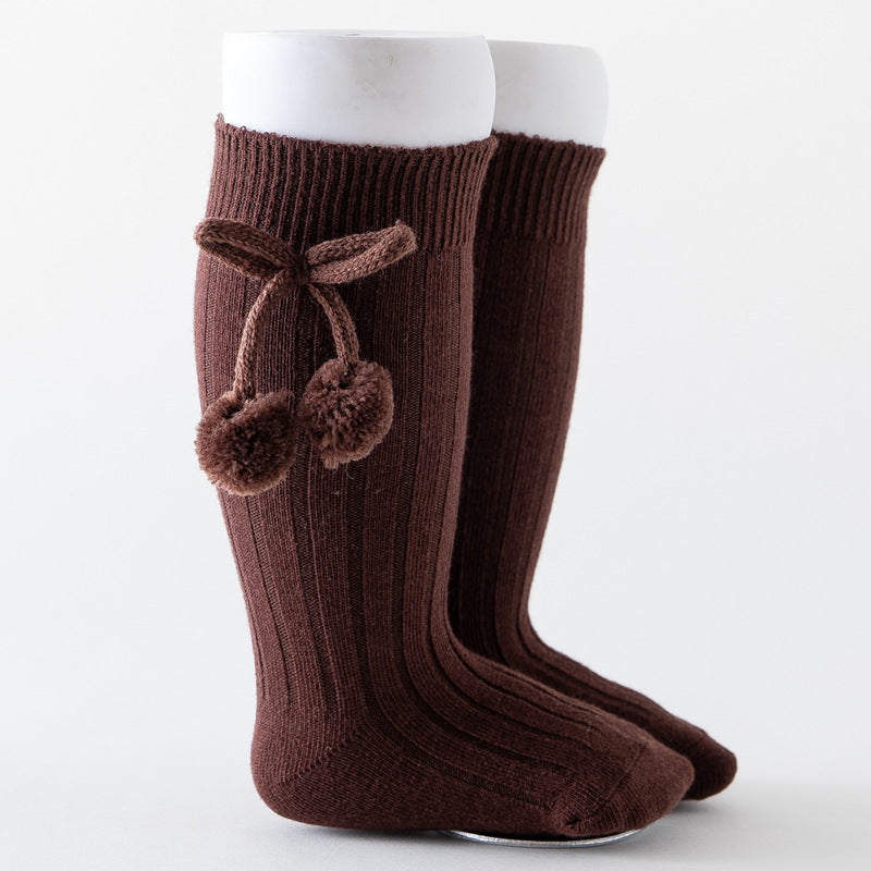 PomPom Bow Sock