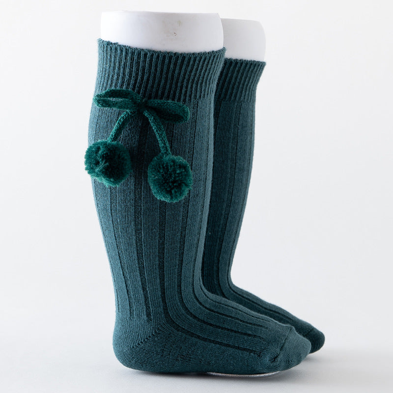 PomPom Bow Sock