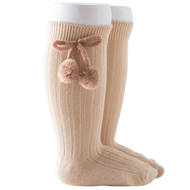 PomPom Bow Sock