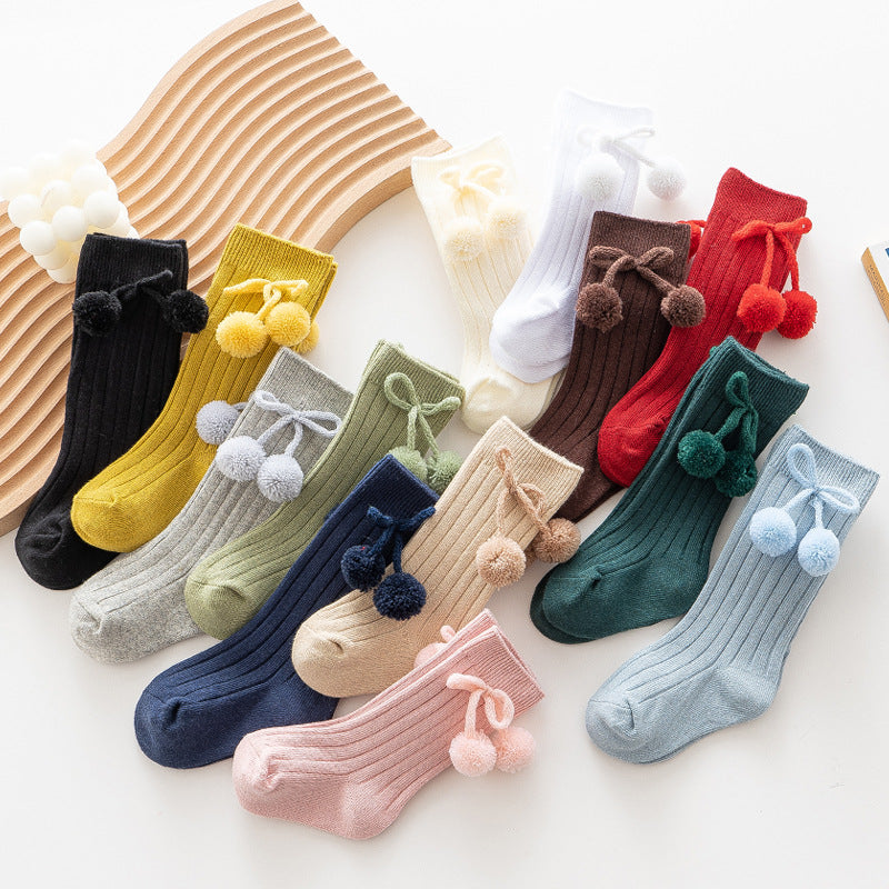 PomPom Bow Sock
