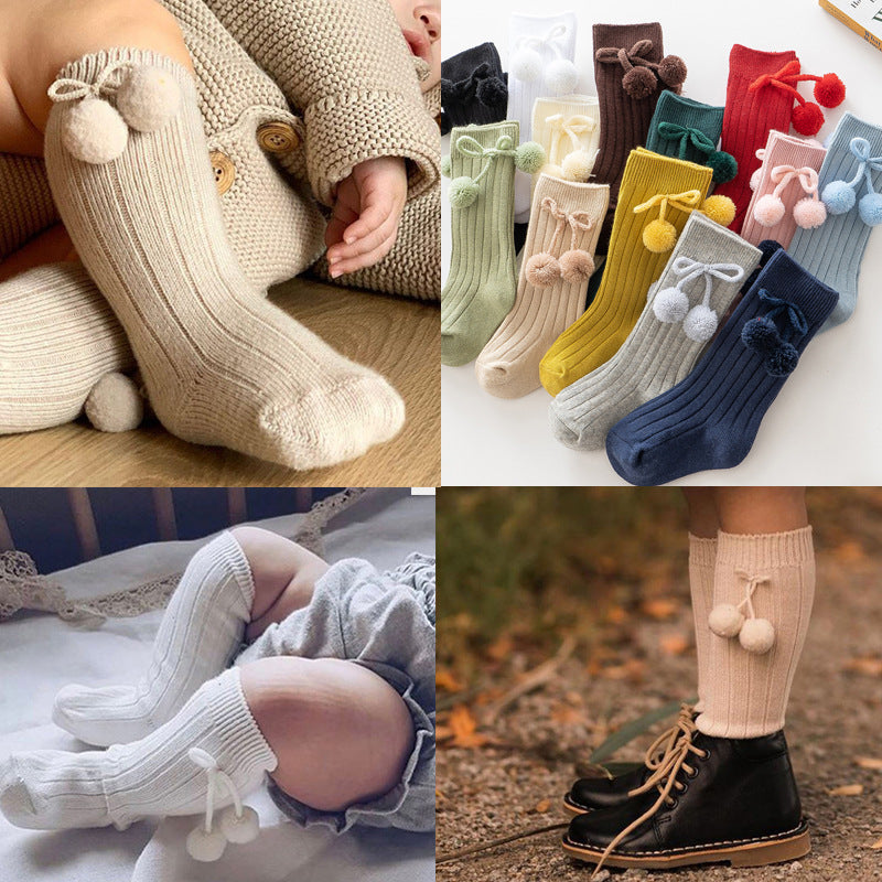 PomPom Bow Sock