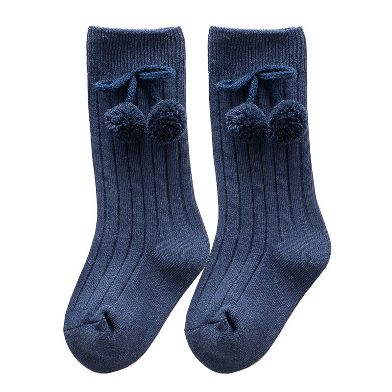 PomPom Bow Sock