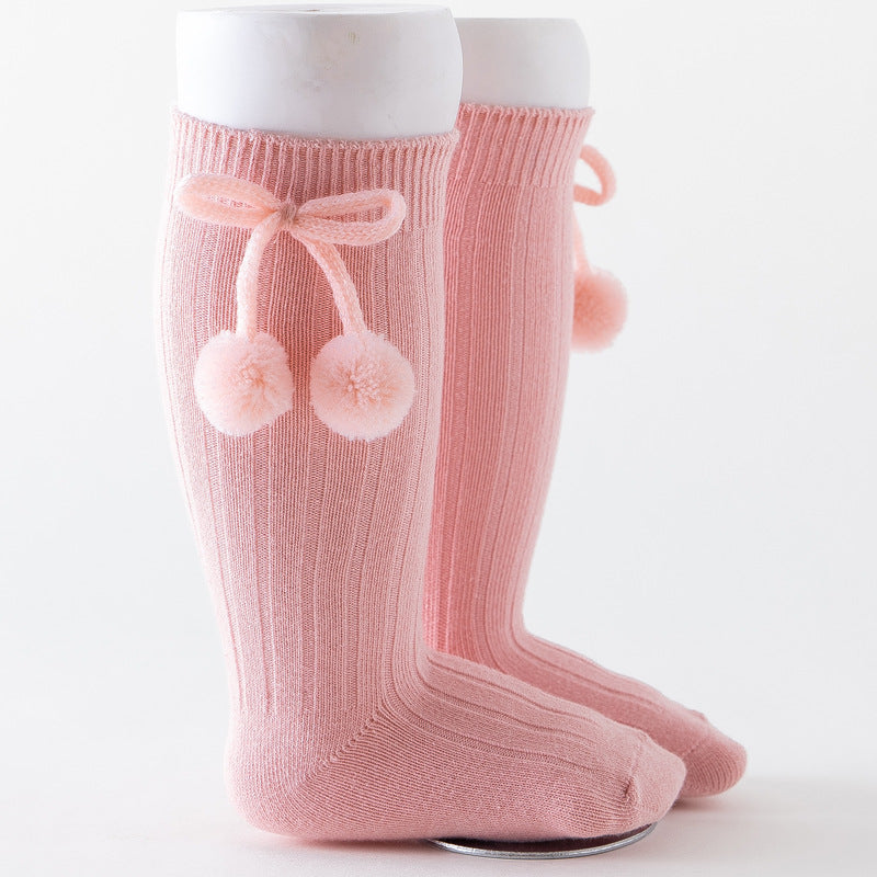 PomPom Bow Sock