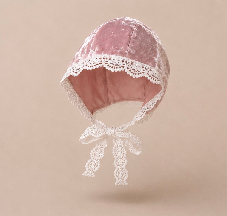 Ma Chérie Velvet Bodysuit & Bonnet