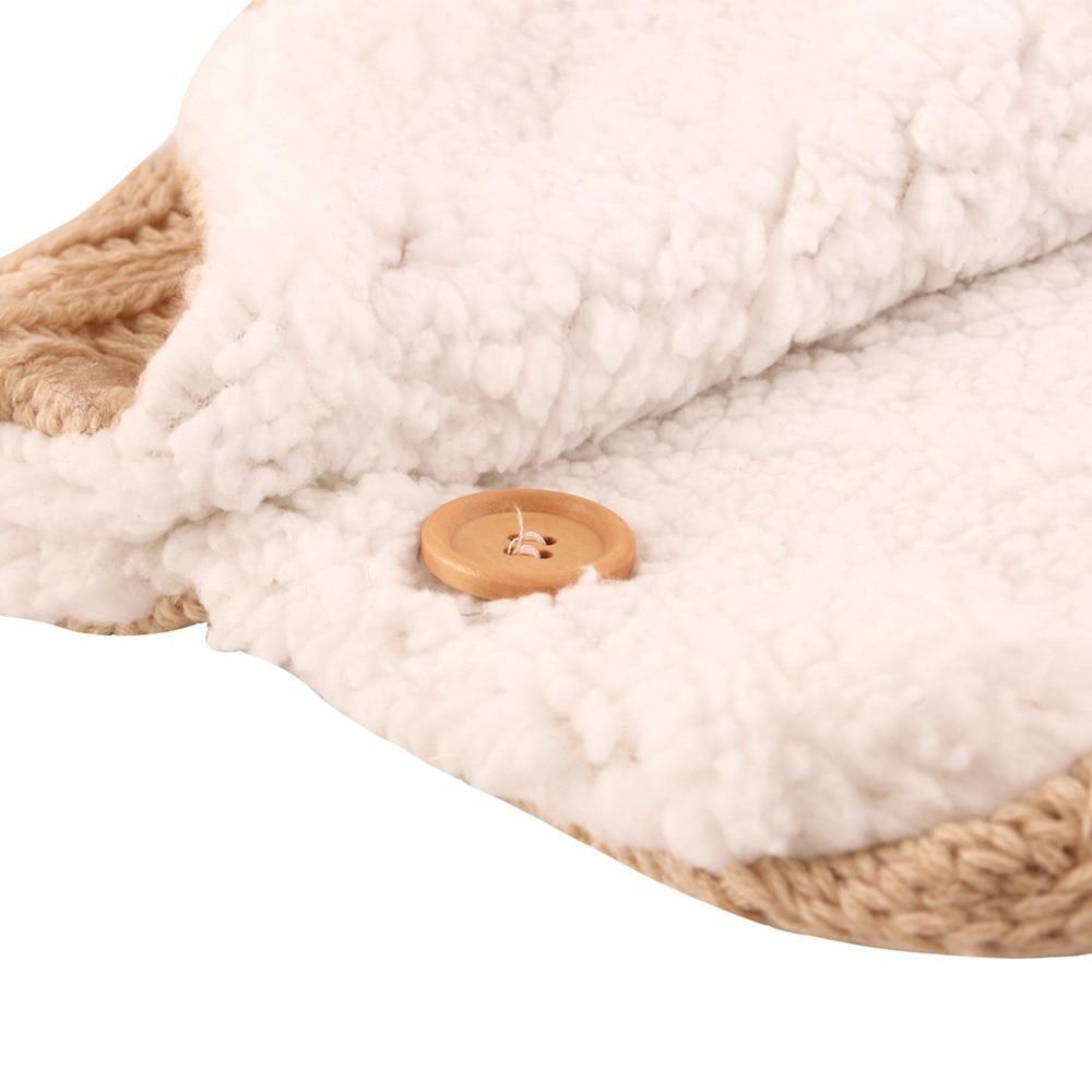 Stroller Fleece Button Blanket