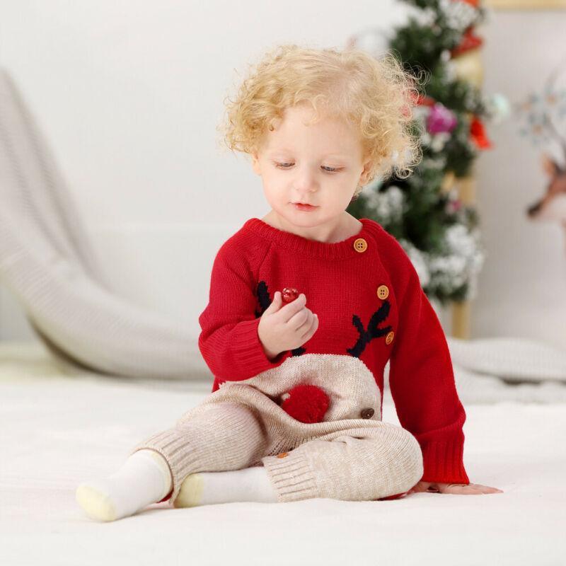 Reindeer Knitted Romper