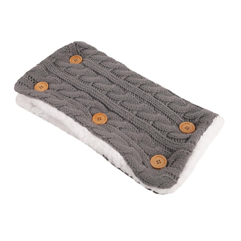 Stroller Fleece Button Blanket