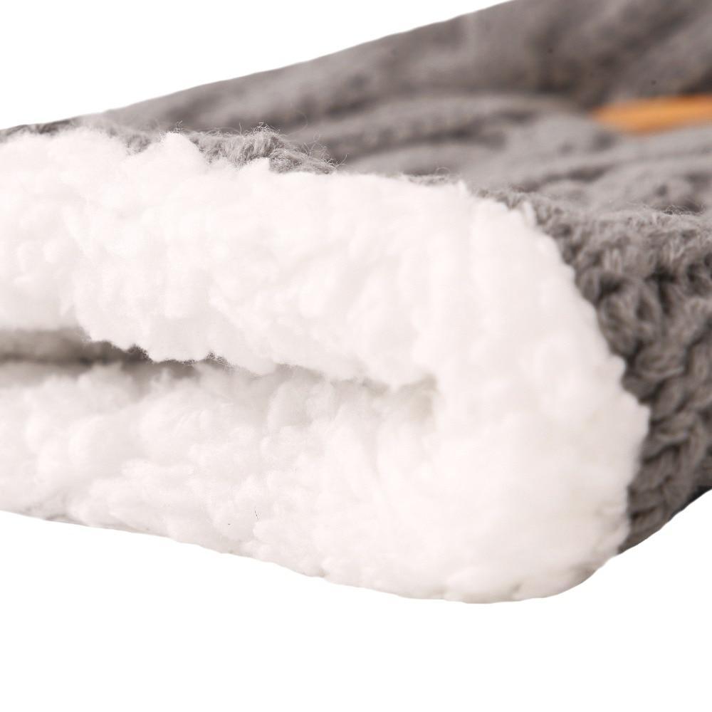 Stroller Fleece Button Blanket