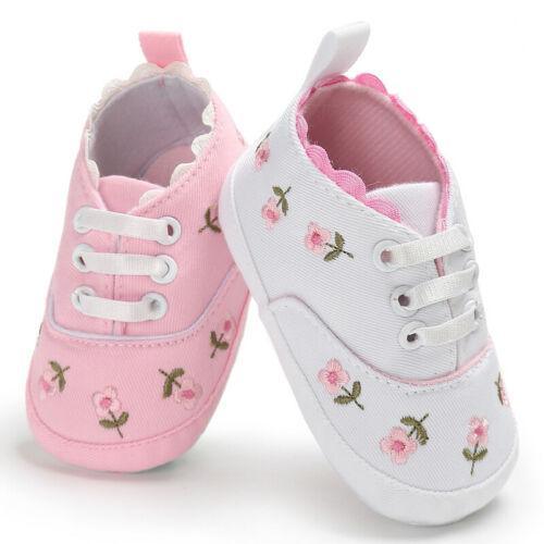 Fleur Pink or White Shoe