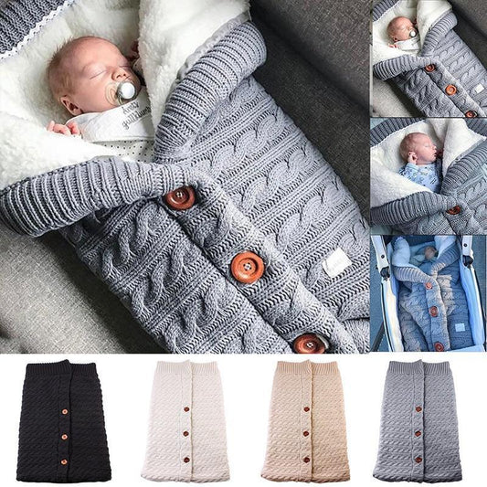Stroller Fleece Button Blanket