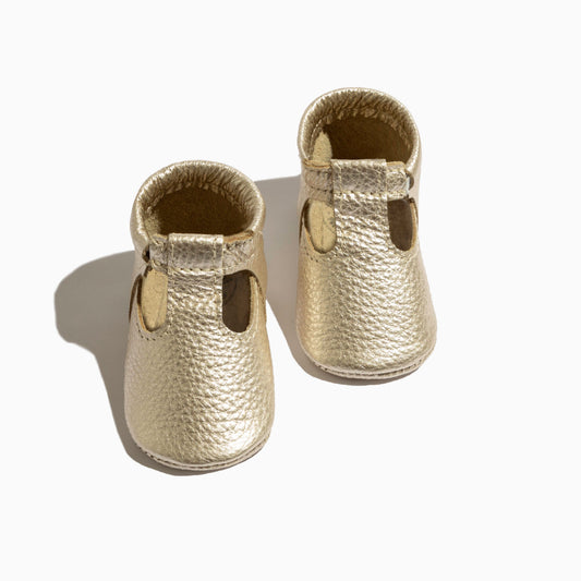 Platinum T-Bar Baby Shoe